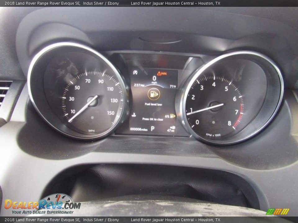 2018 Land Rover Range Rover Evoque SE Indus Silver / Ebony Photo #31