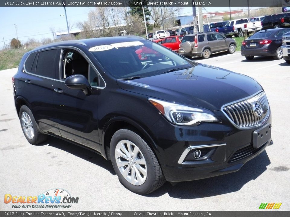 2017 Buick Envision Essence AWD Ebony Twilight Metallic / Ebony Photo #5
