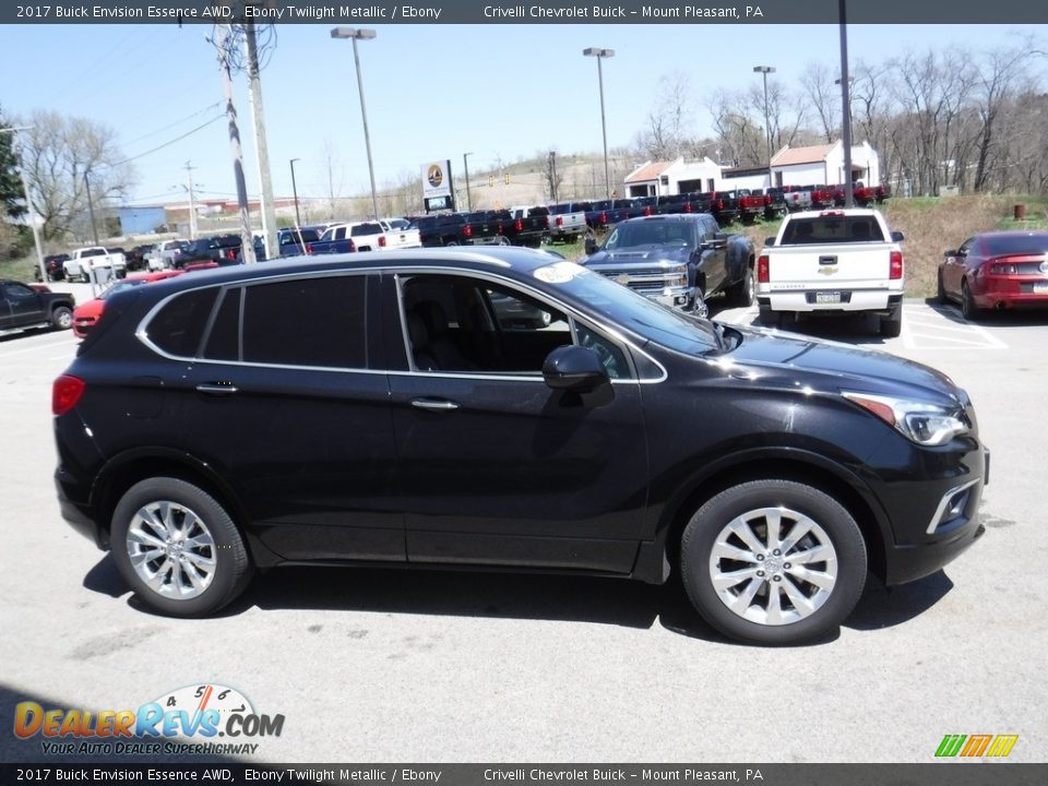 2017 Buick Envision Essence AWD Ebony Twilight Metallic / Ebony Photo #6