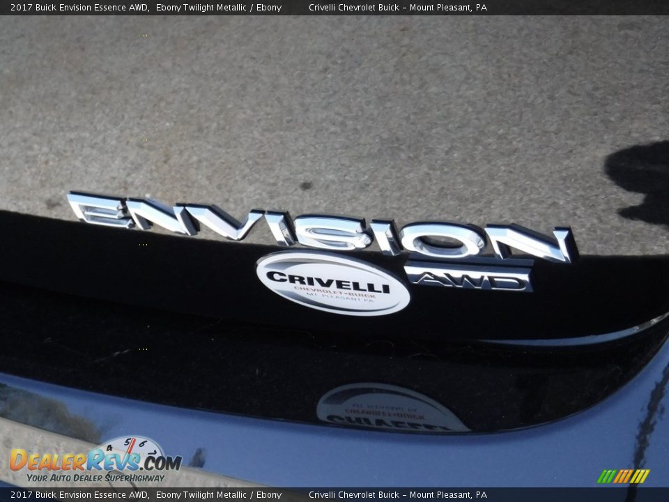 2017 Buick Envision Essence AWD Ebony Twilight Metallic / Ebony Photo #8
