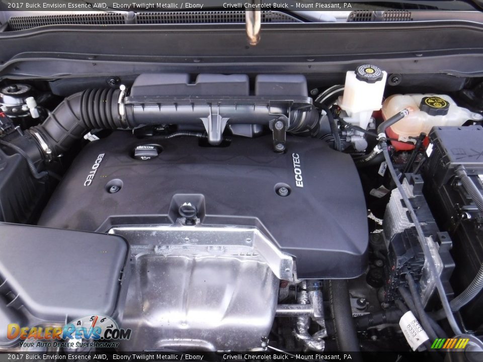 2017 Buick Envision Essence AWD Ebony Twilight Metallic / Ebony Photo #11