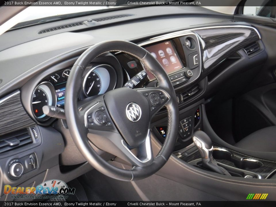 2017 Buick Envision Essence AWD Ebony Twilight Metallic / Ebony Photo #12