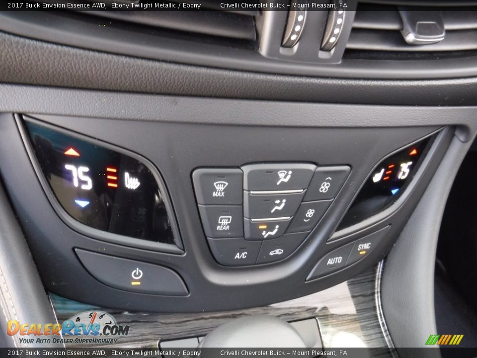 2017 Buick Envision Essence AWD Ebony Twilight Metallic / Ebony Photo #17