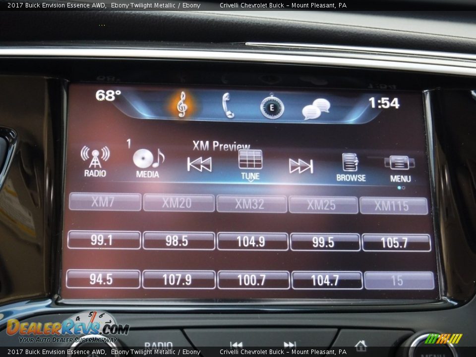 2017 Buick Envision Essence AWD Ebony Twilight Metallic / Ebony Photo #20