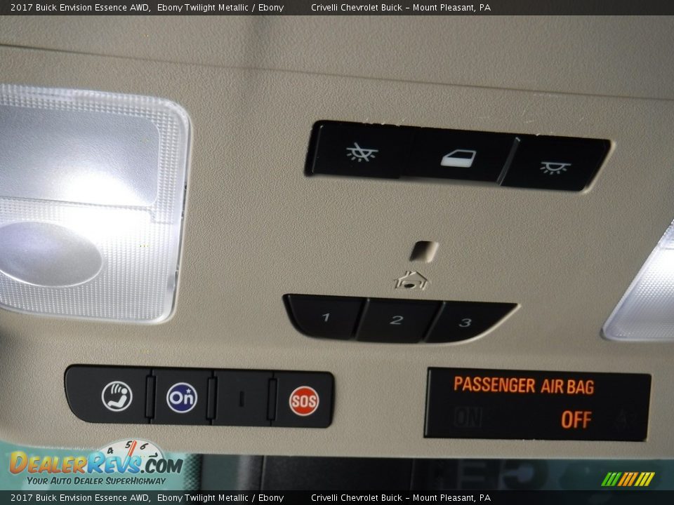 2017 Buick Envision Essence AWD Ebony Twilight Metallic / Ebony Photo #22