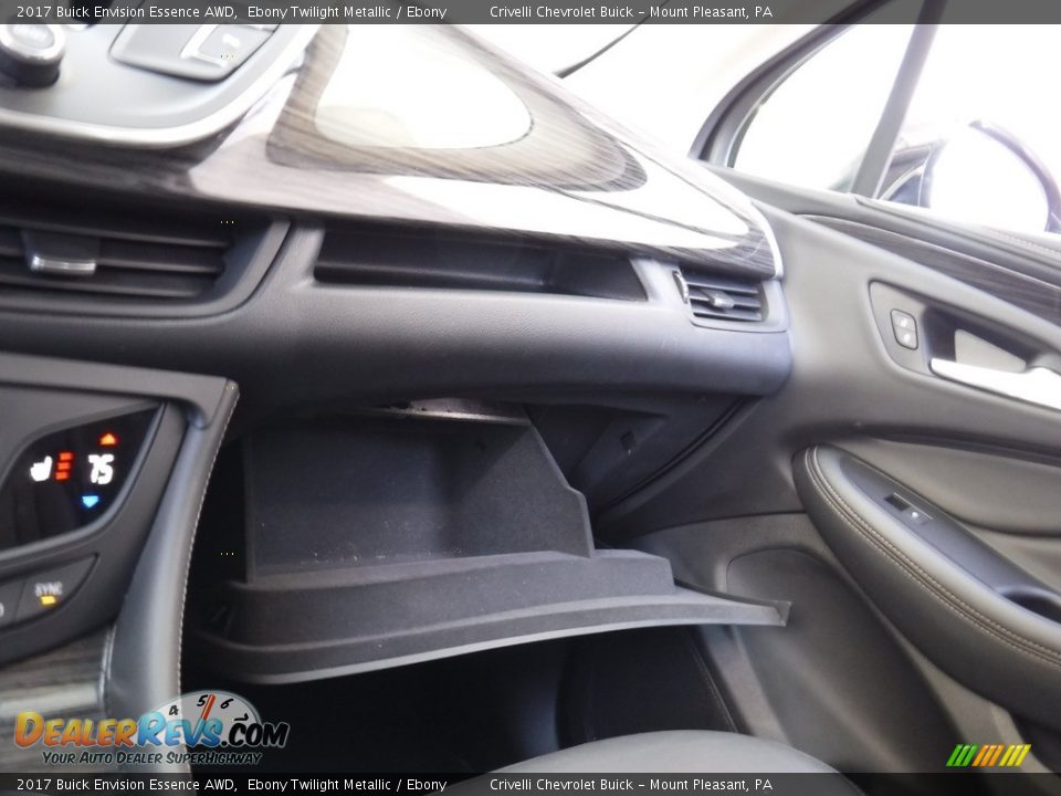 2017 Buick Envision Essence AWD Ebony Twilight Metallic / Ebony Photo #23