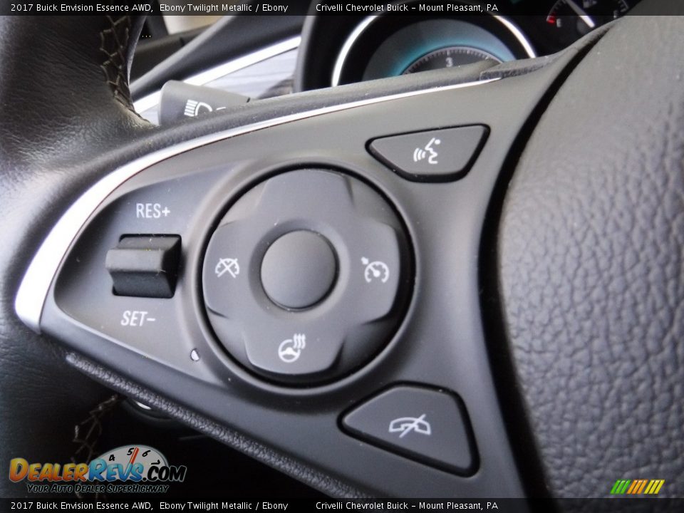 2017 Buick Envision Essence AWD Ebony Twilight Metallic / Ebony Photo #25