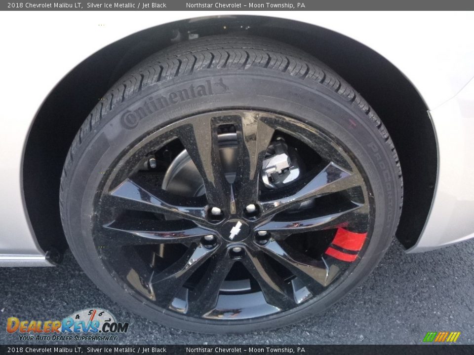 2018 Chevrolet Malibu LT Silver Ice Metallic / Jet Black Photo #9