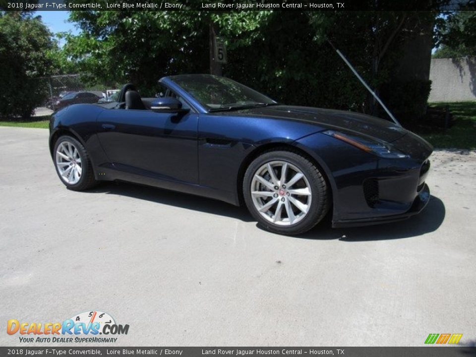 2018 Jaguar F-Type Convertible Loire Blue Metallic / Ebony Photo #1