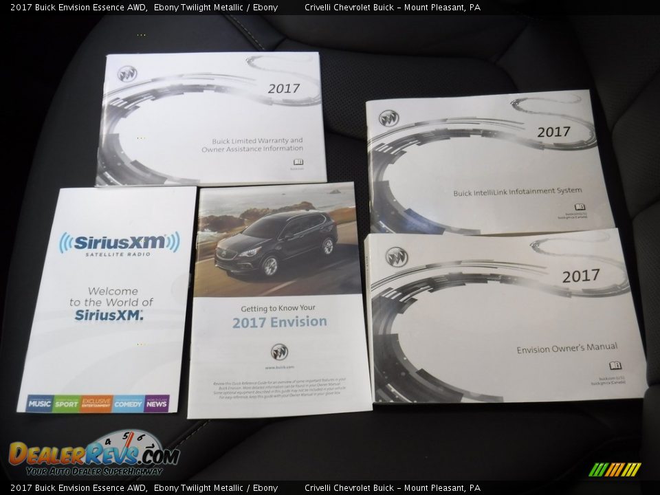 2017 Buick Envision Essence AWD Ebony Twilight Metallic / Ebony Photo #35