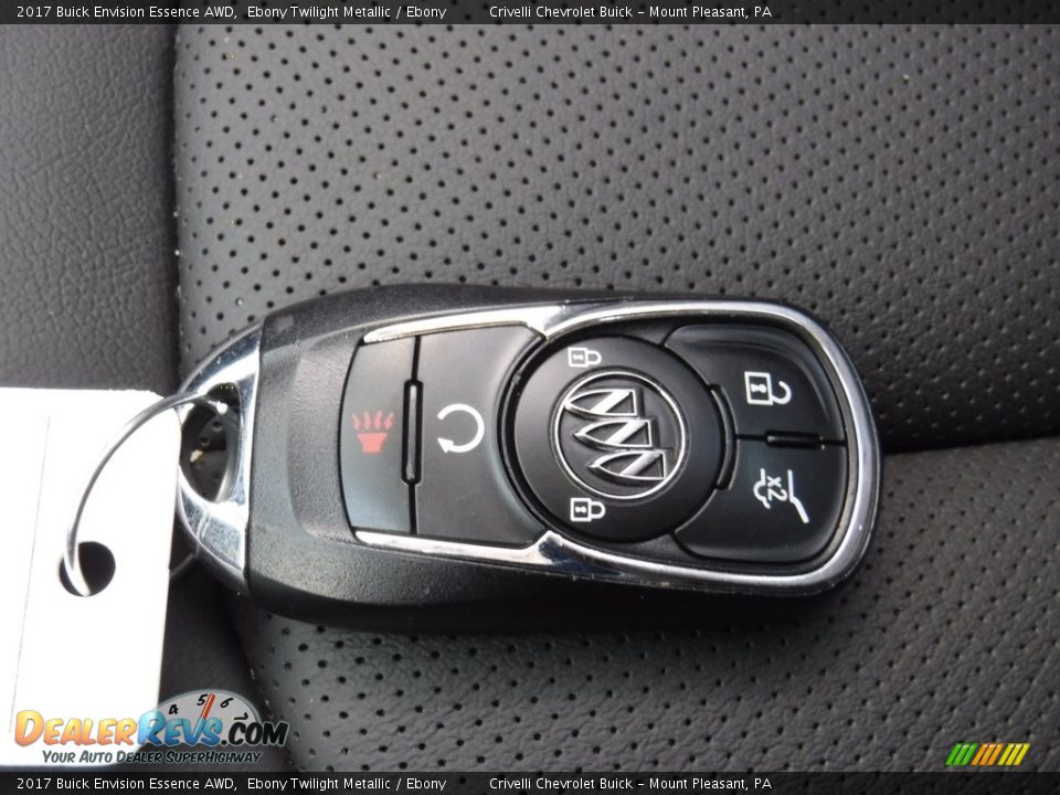 2017 Buick Envision Essence AWD Ebony Twilight Metallic / Ebony Photo #36