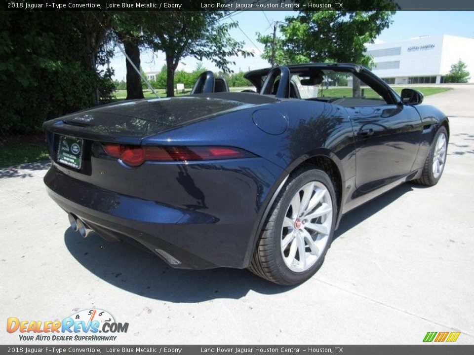2018 Jaguar F-Type Convertible Loire Blue Metallic / Ebony Photo #7