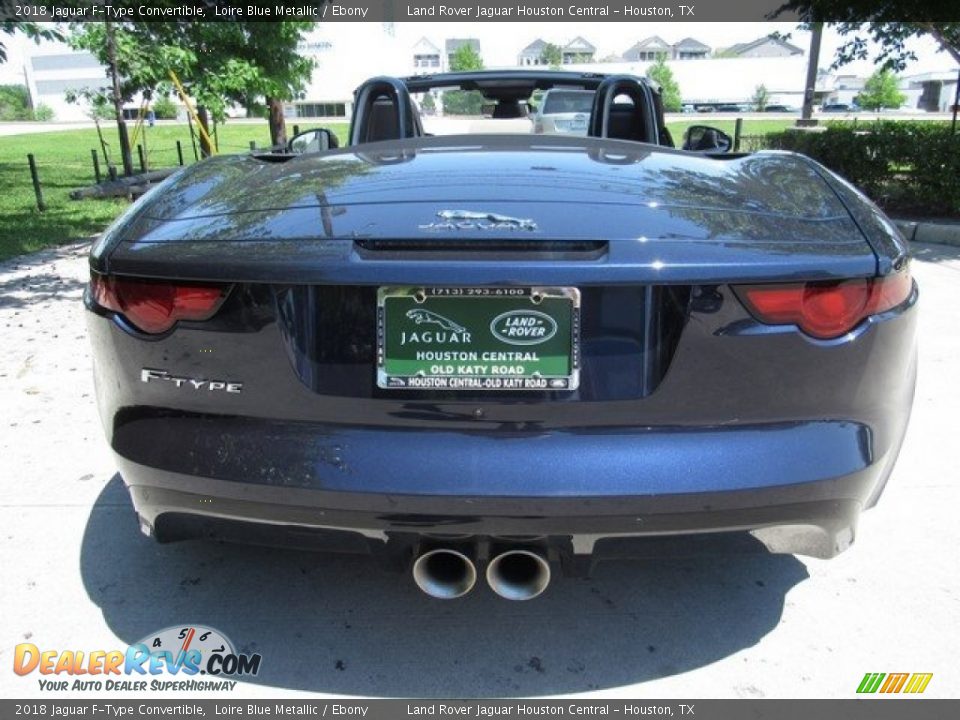2018 Jaguar F-Type Convertible Loire Blue Metallic / Ebony Photo #8
