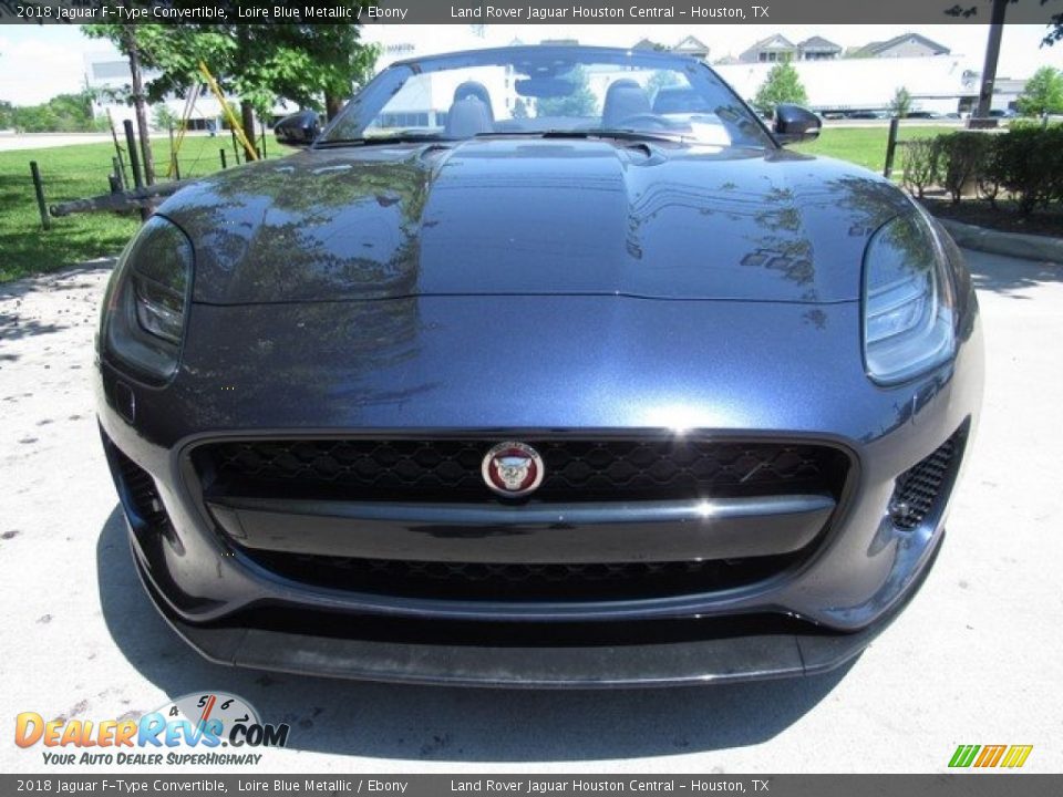 2018 Jaguar F-Type Convertible Loire Blue Metallic / Ebony Photo #9