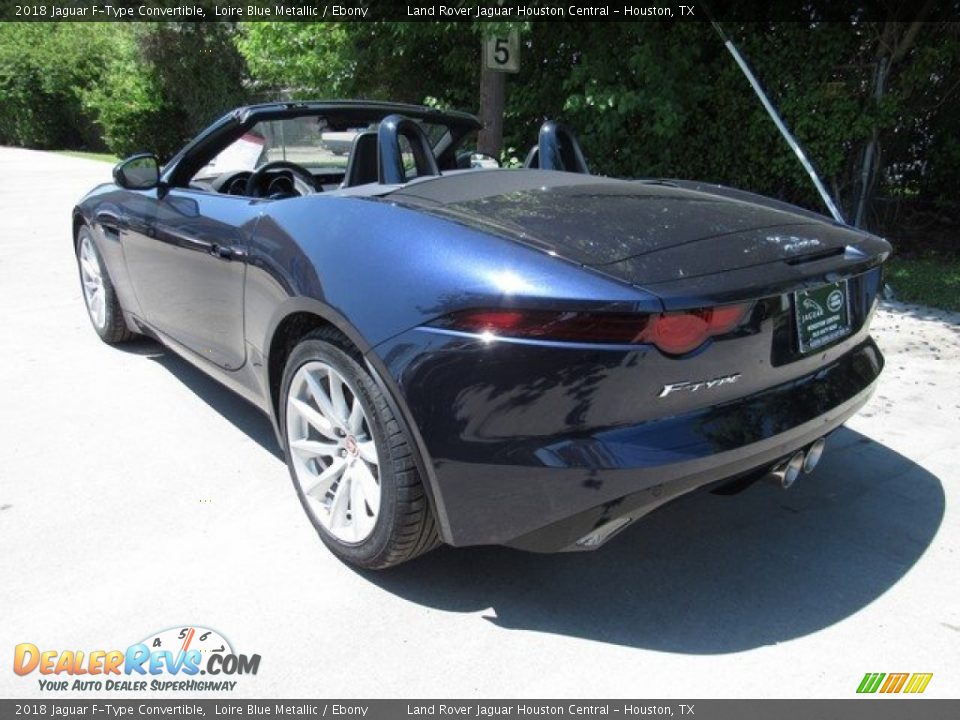 2018 Jaguar F-Type Convertible Loire Blue Metallic / Ebony Photo #12