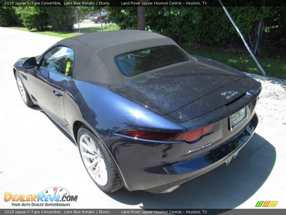 2018 Jaguar F-Type Convertible Loire Blue Metallic / Ebony Photo #13