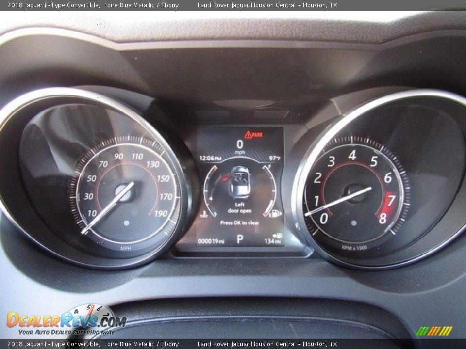 2018 Jaguar F-Type Convertible Gauges Photo #27