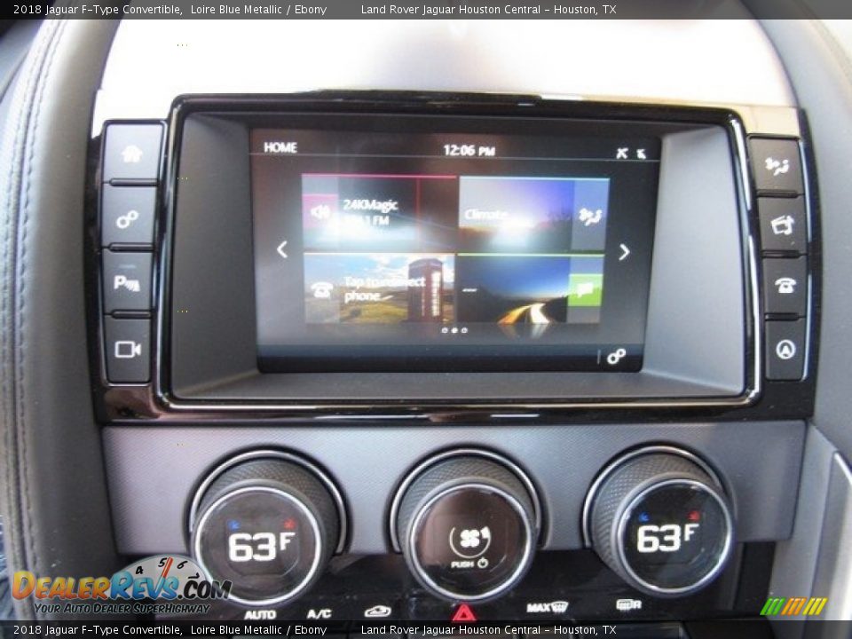Controls of 2018 Jaguar F-Type Convertible Photo #28