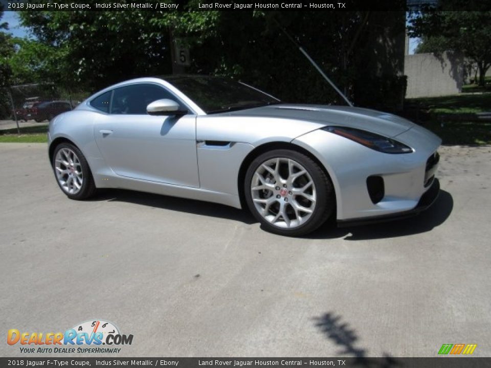 2018 Jaguar F-Type Coupe Indus Silver Metallic / Ebony Photo #1
