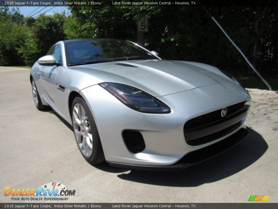 2018 Jaguar F-Type Coupe Indus Silver Metallic / Ebony Photo #2