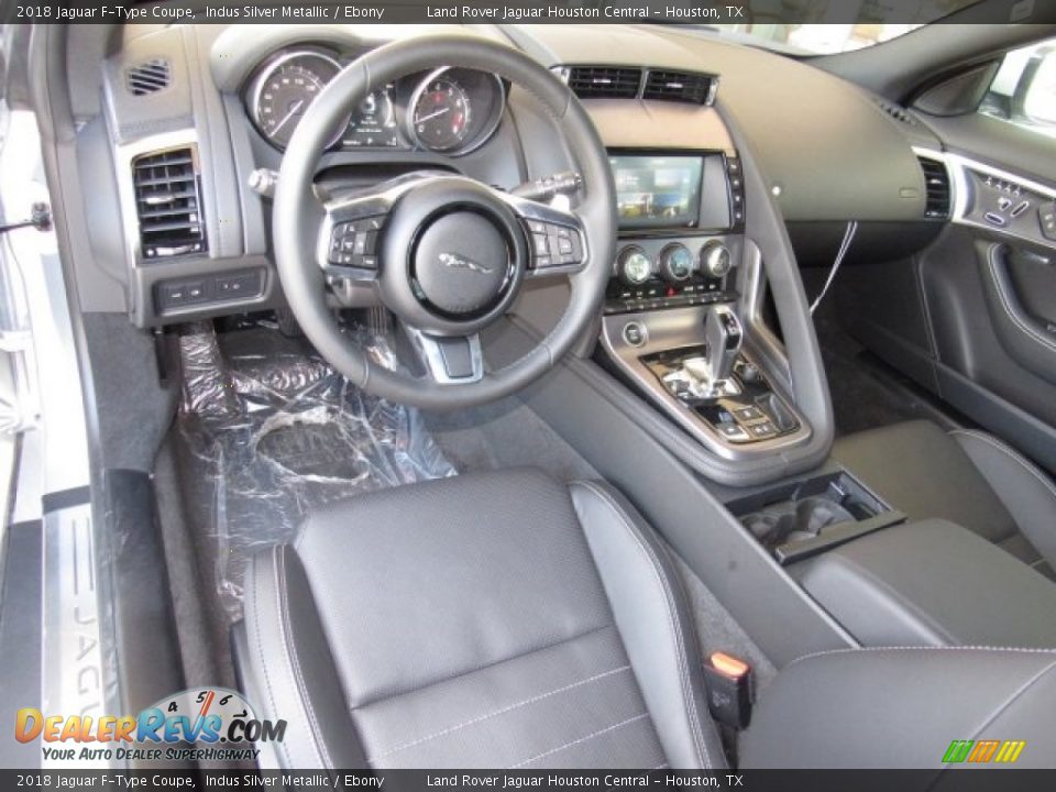 Ebony Interior - 2018 Jaguar F-Type Coupe Photo #3
