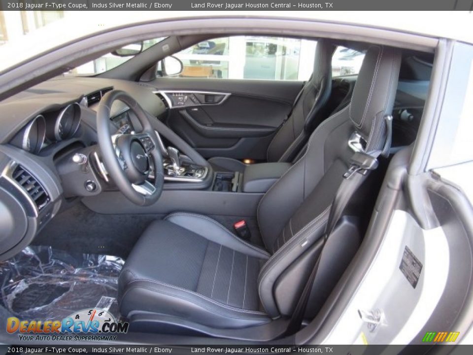 2018 Jaguar F-Type Coupe Indus Silver Metallic / Ebony Photo #4