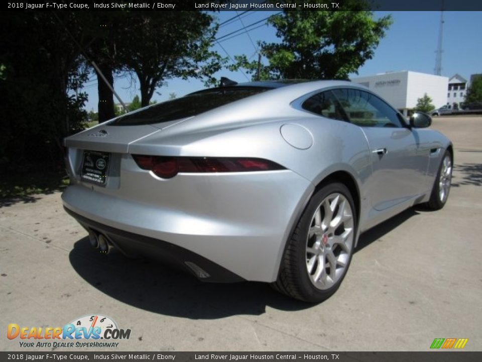 2018 Jaguar F-Type Coupe Indus Silver Metallic / Ebony Photo #7