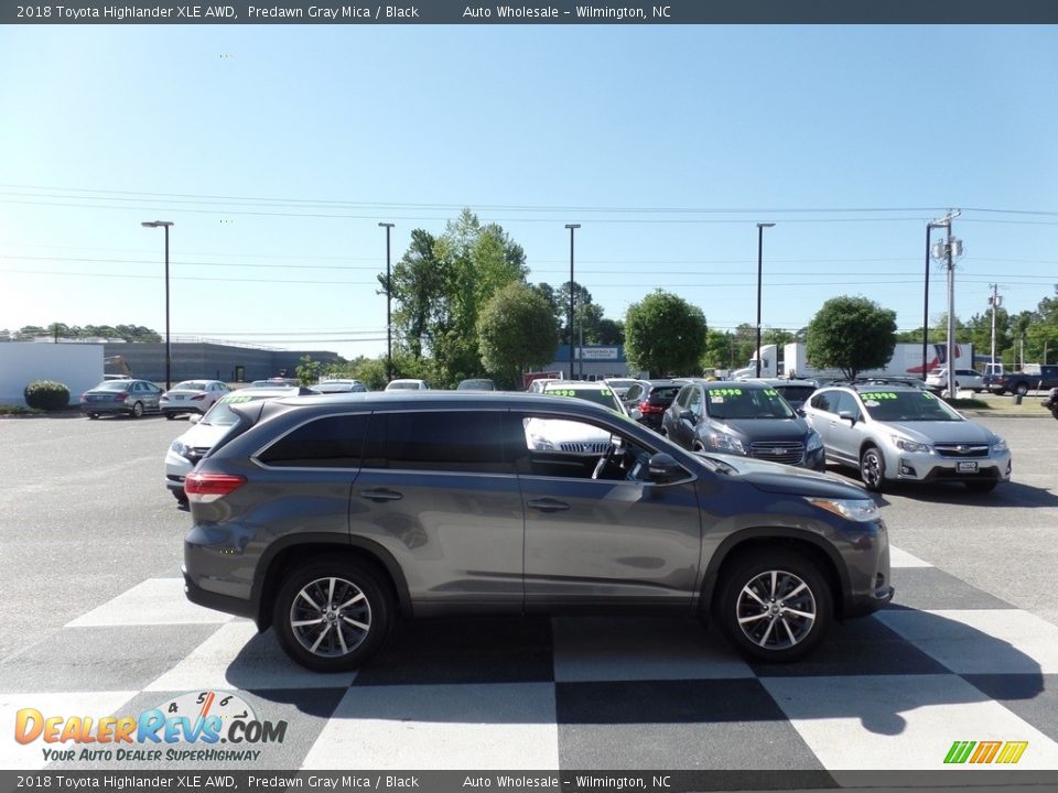 2018 Toyota Highlander XLE AWD Predawn Gray Mica / Black Photo #3