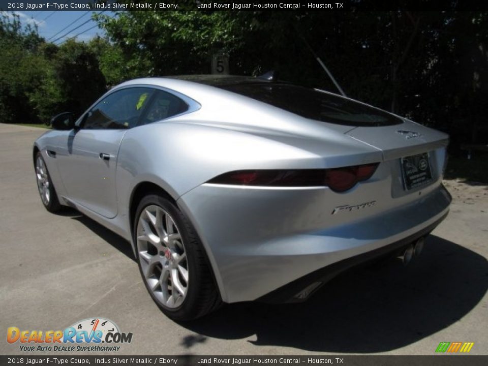 2018 Jaguar F-Type Coupe Indus Silver Metallic / Ebony Photo #12