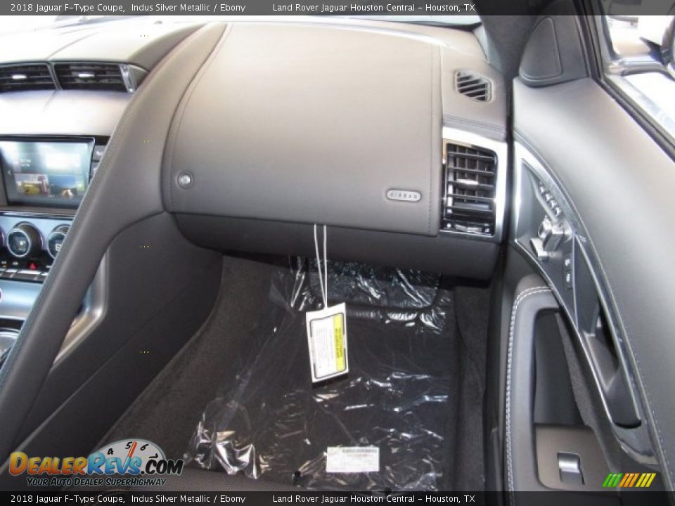 2018 Jaguar F-Type Coupe Indus Silver Metallic / Ebony Photo #14