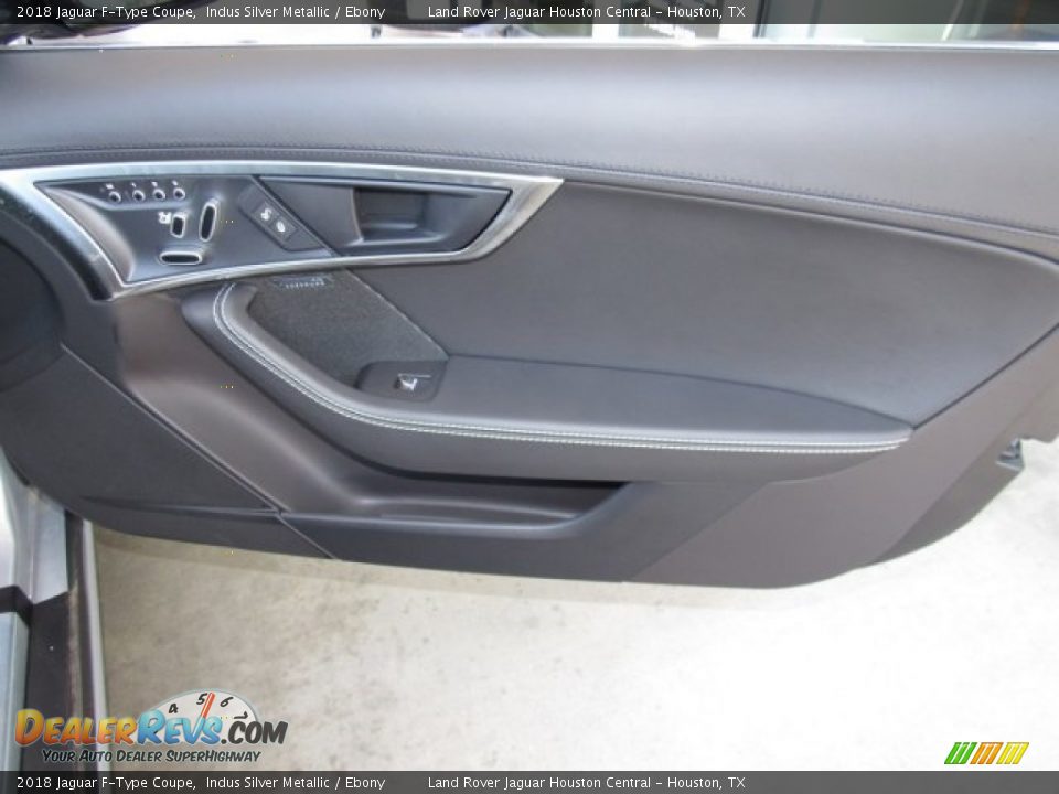 2018 Jaguar F-Type Coupe Indus Silver Metallic / Ebony Photo #15