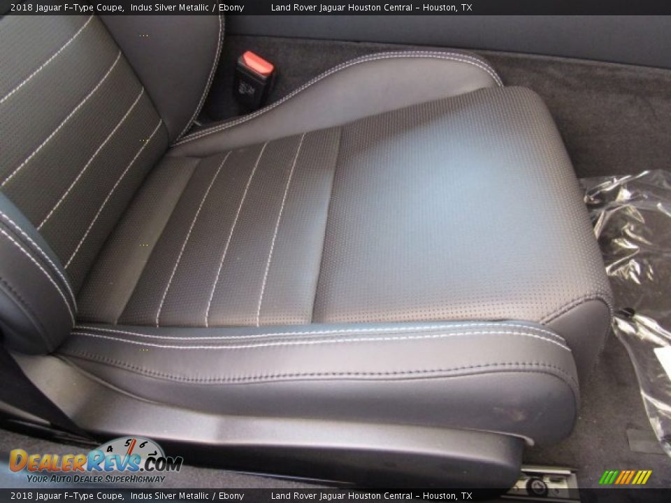 2018 Jaguar F-Type Coupe Indus Silver Metallic / Ebony Photo #17