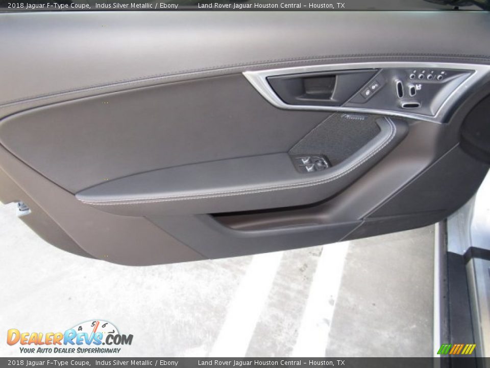 2018 Jaguar F-Type Coupe Indus Silver Metallic / Ebony Photo #19