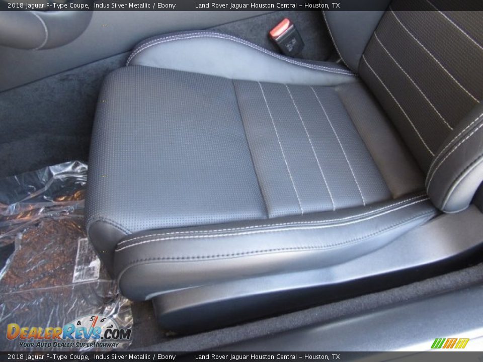 2018 Jaguar F-Type Coupe Indus Silver Metallic / Ebony Photo #22
