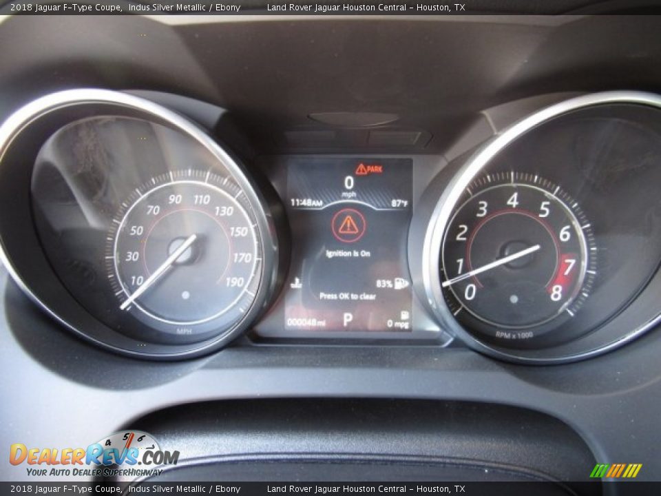 2018 Jaguar F-Type Coupe Gauges Photo #26