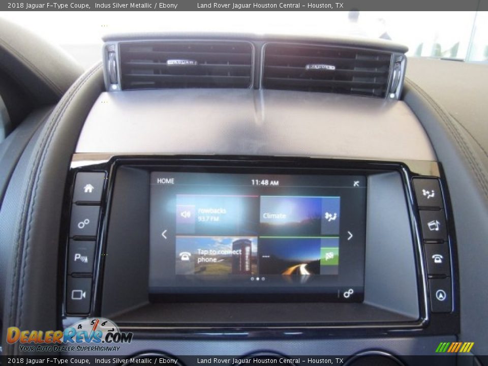 2018 Jaguar F-Type Coupe Indus Silver Metallic / Ebony Photo #27