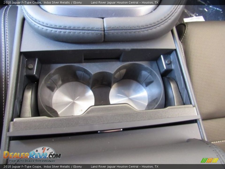 2018 Jaguar F-Type Coupe Indus Silver Metallic / Ebony Photo #33