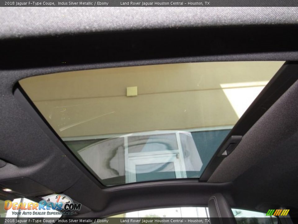 2018 Jaguar F-Type Coupe Indus Silver Metallic / Ebony Photo #34