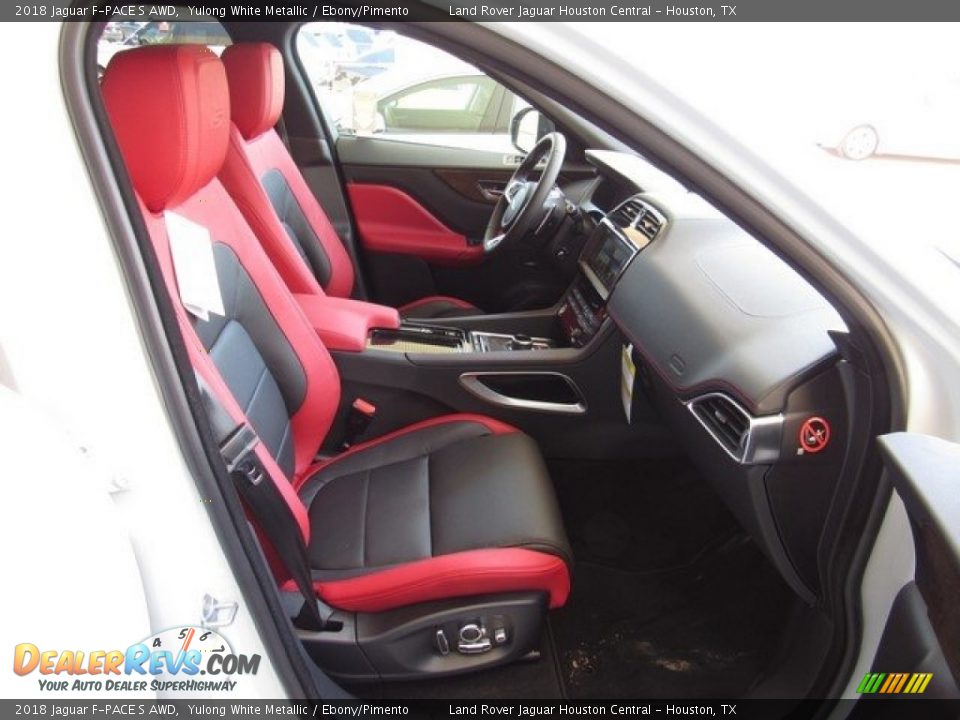 Front Seat of 2018 Jaguar F-PACE S AWD Photo #5