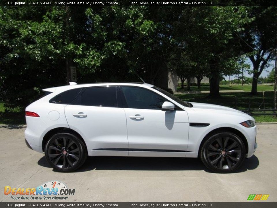 Yulong White Metallic 2018 Jaguar F-PACE S AWD Photo #6