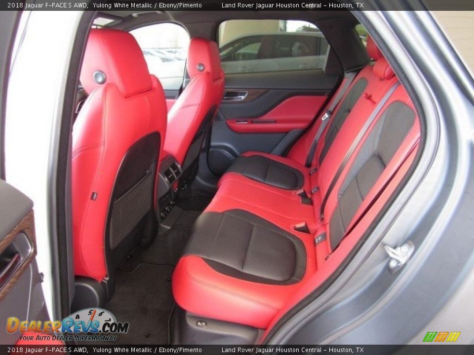 Rear Seat of 2018 Jaguar F-PACE S AWD Photo #13