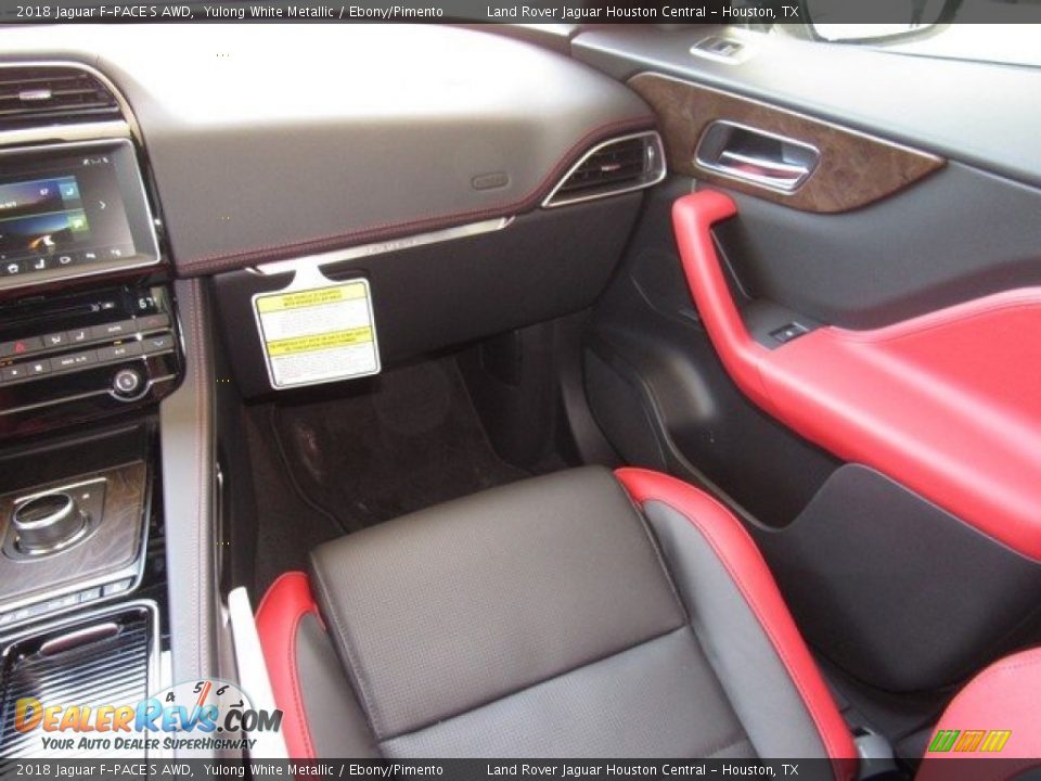 Front Seat of 2018 Jaguar F-PACE S AWD Photo #15