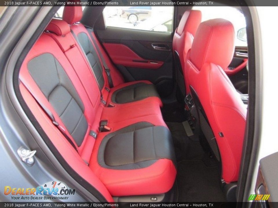 Rear Seat of 2018 Jaguar F-PACE S AWD Photo #19