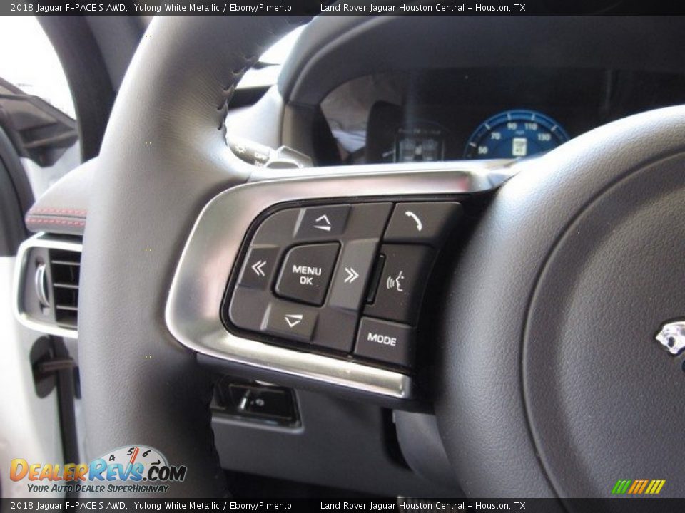 2018 Jaguar F-PACE S AWD Steering Wheel Photo #29