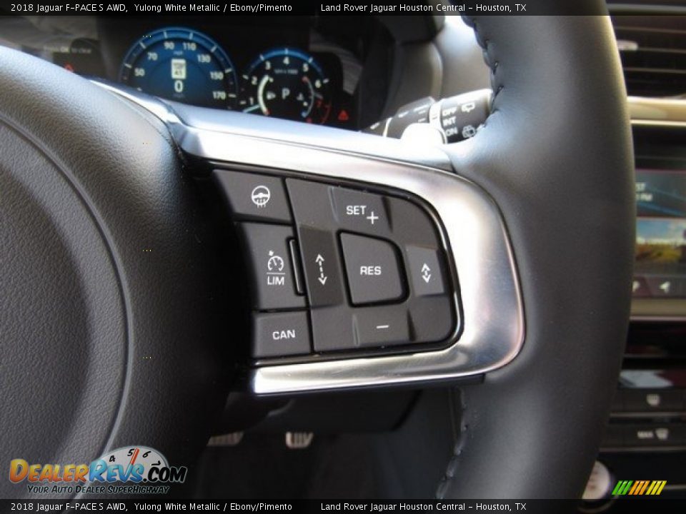 2018 Jaguar F-PACE S AWD Steering Wheel Photo #30