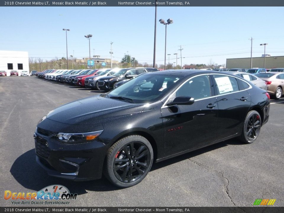 2018 Chevrolet Malibu LT Mosaic Black Metallic / Jet Black Photo #1