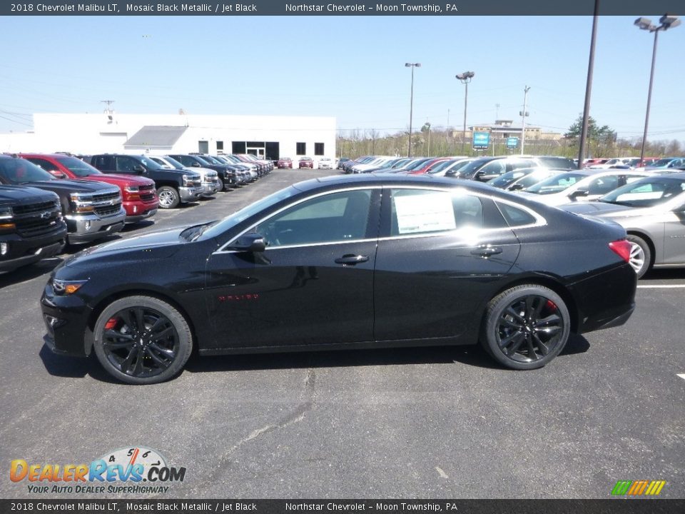 2018 Chevrolet Malibu LT Mosaic Black Metallic / Jet Black Photo #2