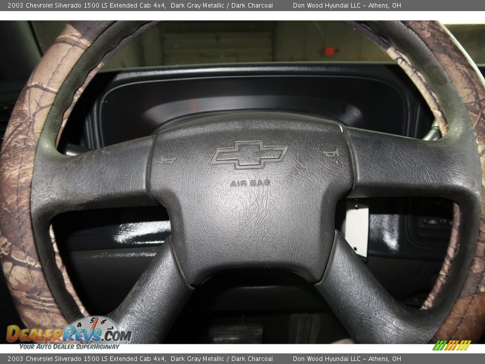 2003 Chevrolet Silverado 1500 LS Extended Cab 4x4 Dark Gray Metallic / Dark Charcoal Photo #13