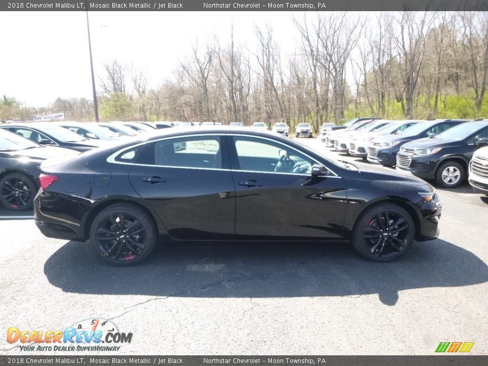 2018 Chevrolet Malibu LT Mosaic Black Metallic / Jet Black Photo #6