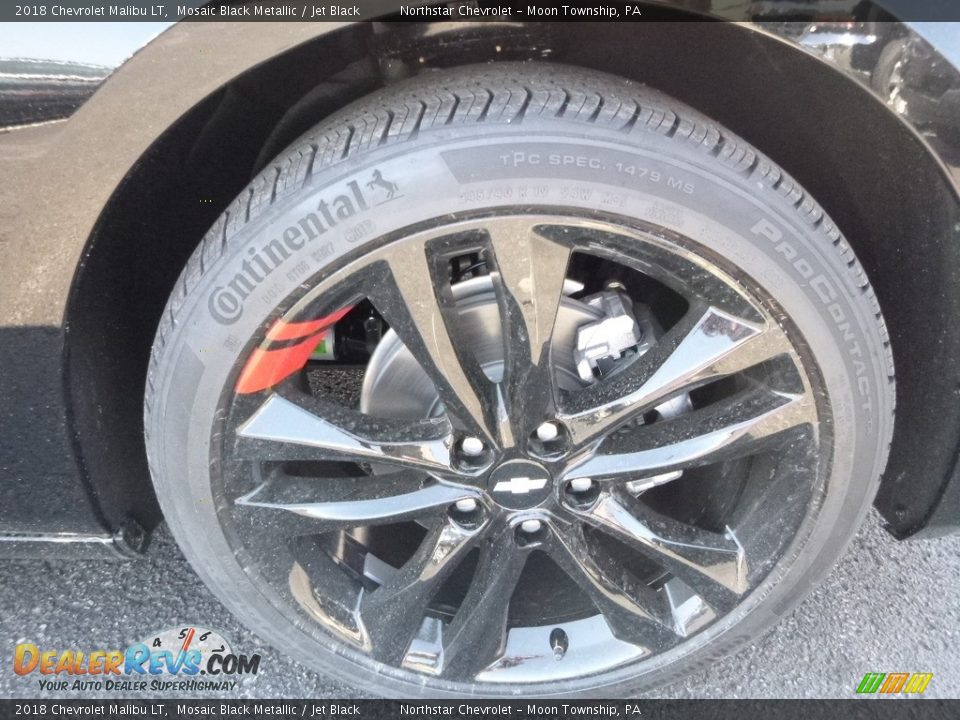 2018 Chevrolet Malibu LT Mosaic Black Metallic / Jet Black Photo #9